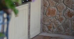 Barbecue-su misura-legno Country design esclusivo